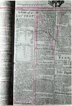 Newspaper article: Lutheran Church lottery